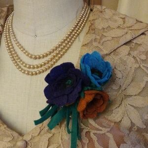 Felt Flower Corsage